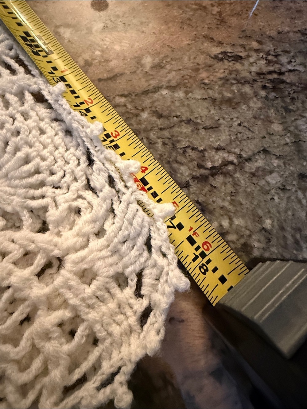 Hand Crafted White Crochet Lace Throw Blanket - Picture 12 of 15